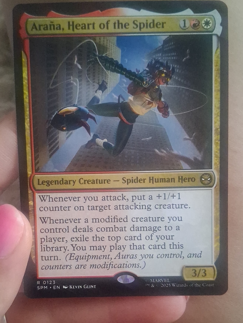 Araña, Heart of the Spider Trading Card — Marvel Multicolor